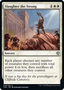 0043 Slaughter the Strong U Commander Legends: Battle for Baldur's Gate