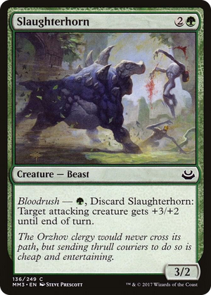 0136 Slaughterhorn C Modern Masters 2017