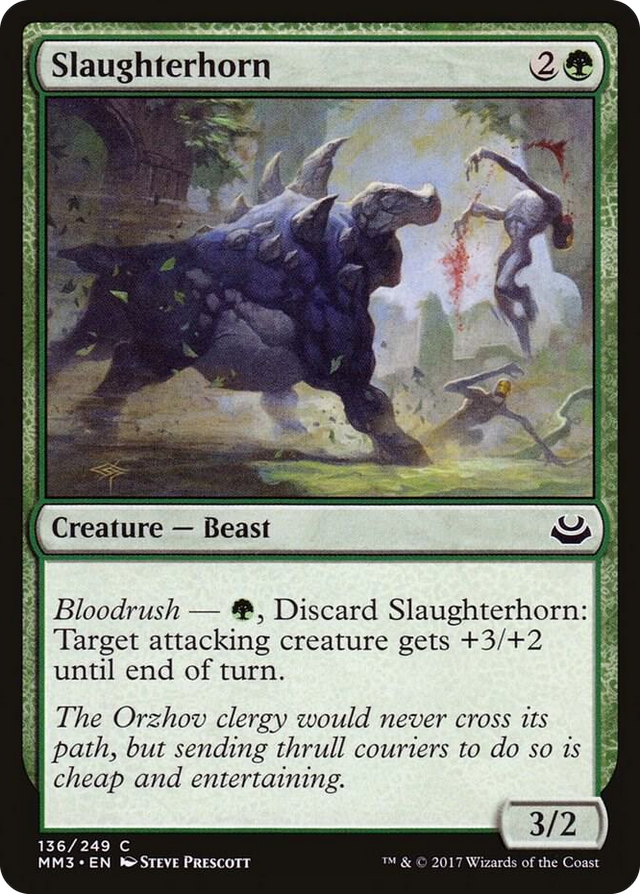 0136 Slaughterhorn C Modern Masters 2017