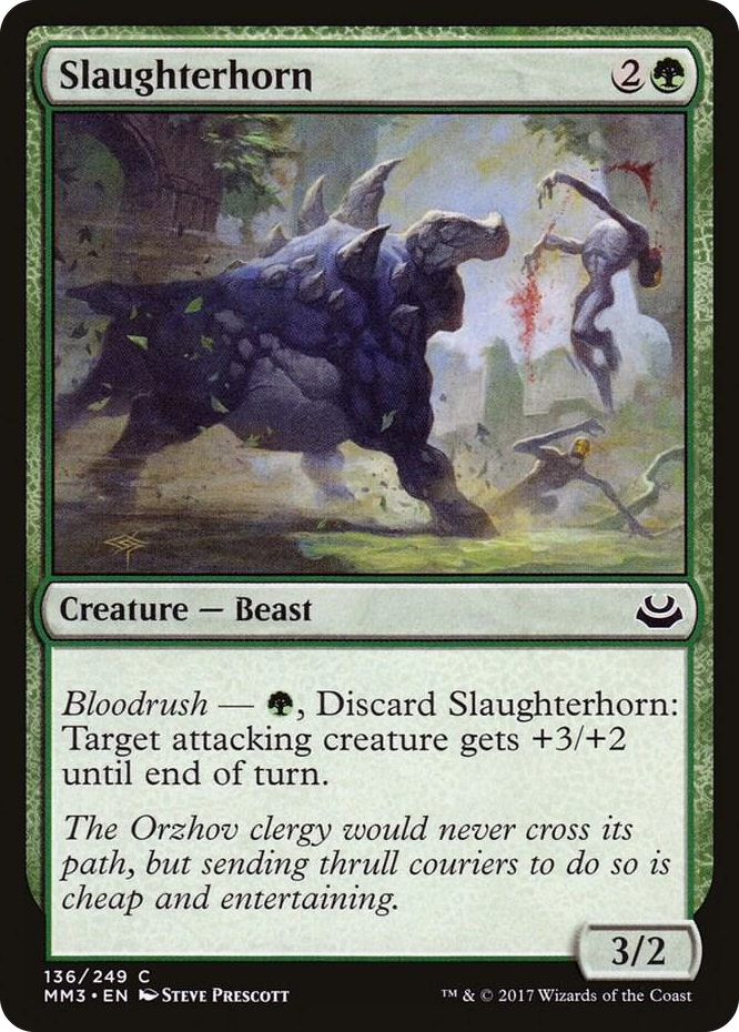 Slaughterhorn #136 C - Modern Masters 2017 Pokemon card