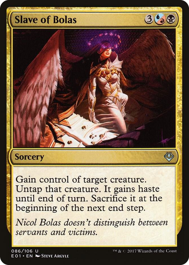 Slave of Bolas #86 U - Archenemy: Nicol Bolas Pokemon card