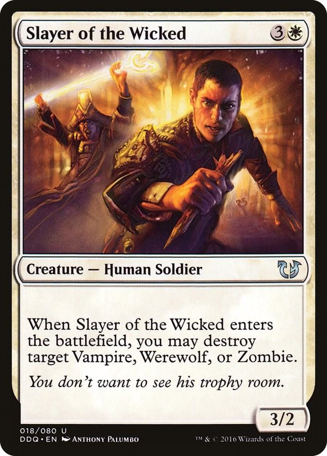 Slayer of the Wicked #18 U - Duel Decks: Blessed vs. Cursed Pokemon card