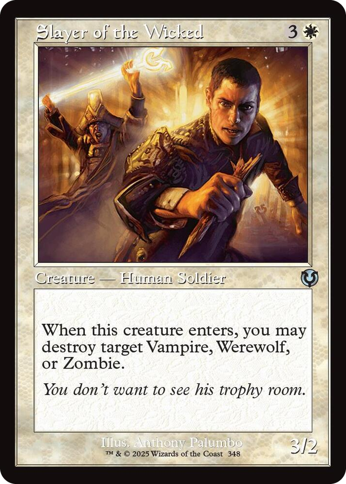 0348 Slayer of the Wicked (Retro Frame) U Innistrad Remastered