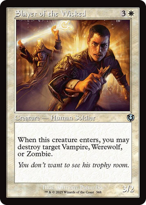0348 Slayer of the Wicked (Retro Frame) U Innistrad Remastered
