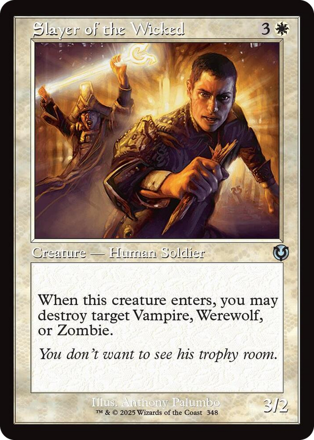 0348 Slayer of the Wicked (Retro Frame) U Innistrad Remastered