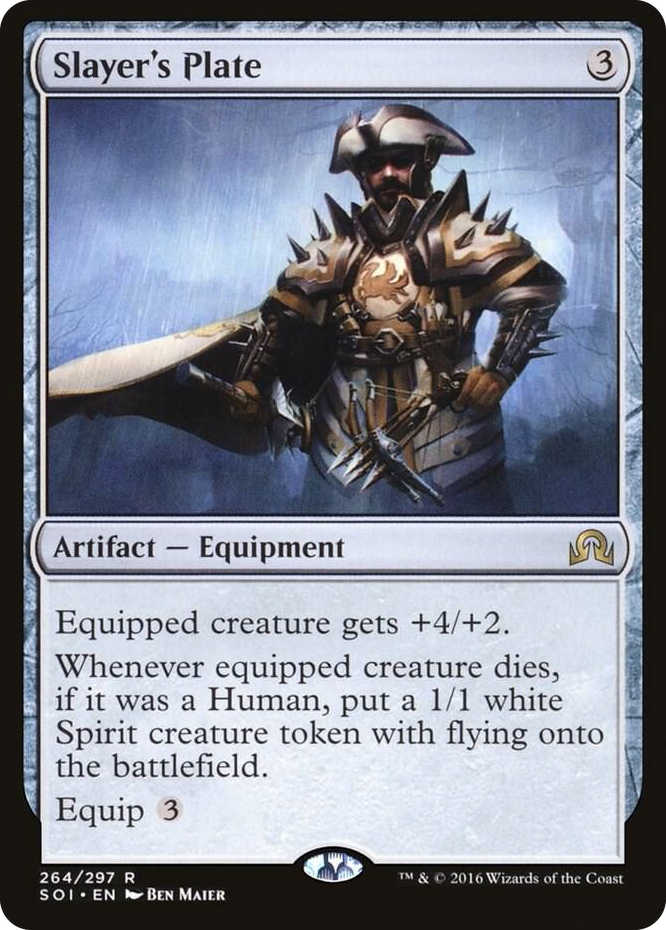 Slayer's Plate #264 R - Shadows over Innistrad Pokemon card