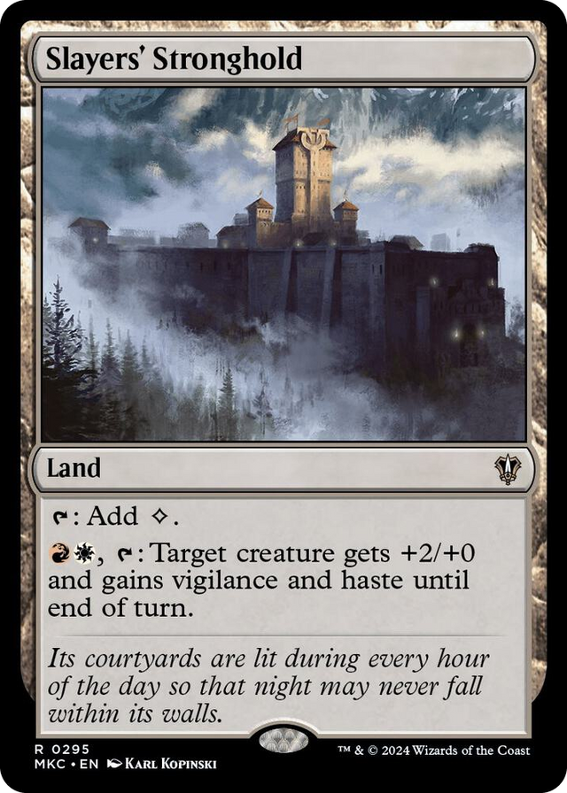0295 Slayers' Stronghold R Commander: Murders at Karlov Manor