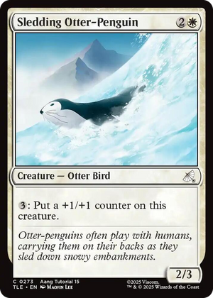 0273 Sledding Otter-Penguin (0273) C The Last Airbender: Eternal-Legal