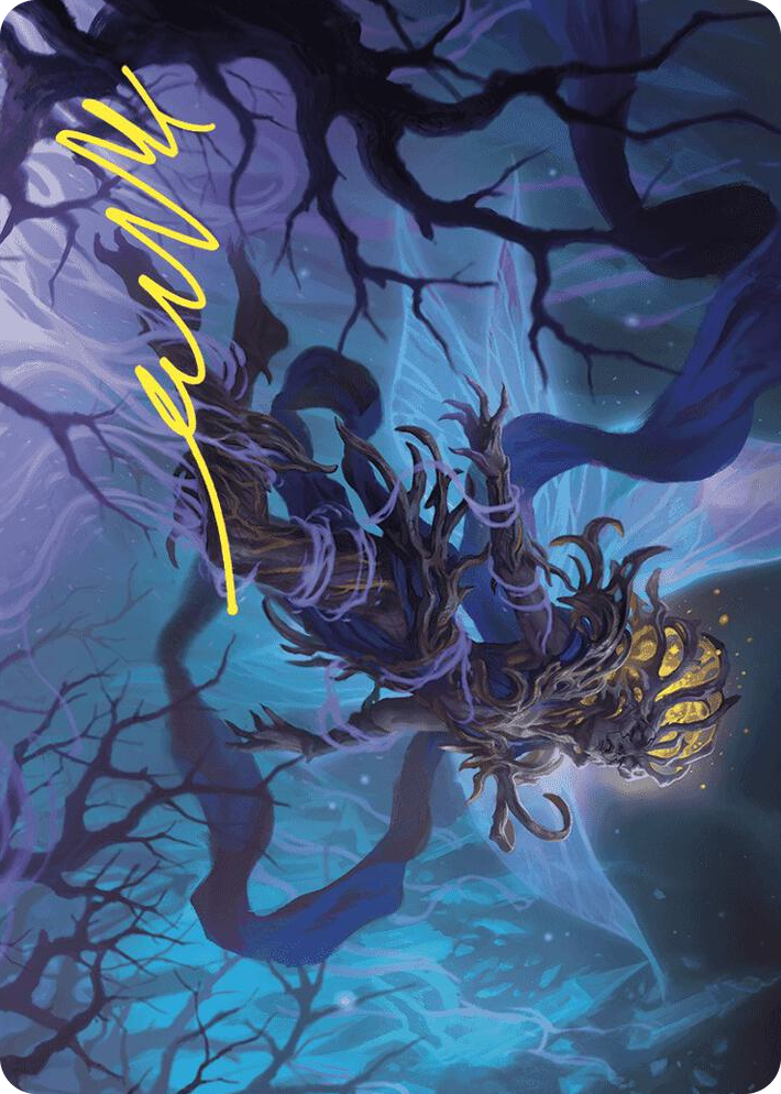 0008 Sleep-Cursed Faerie Art Card (Gold-Stamped Signature) S Art Series: Wilds of Eldraine