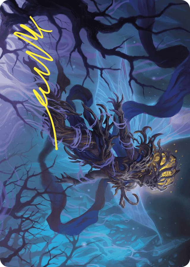 0008 Sleep-Cursed Faerie Art Card (Gold-Stamped Signature) S Art Series: Wilds of Eldraine
