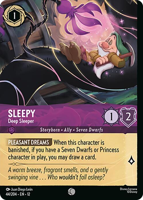 0044 Sleepy - Deep Sleeper (Foil) Common Wilds Unknown