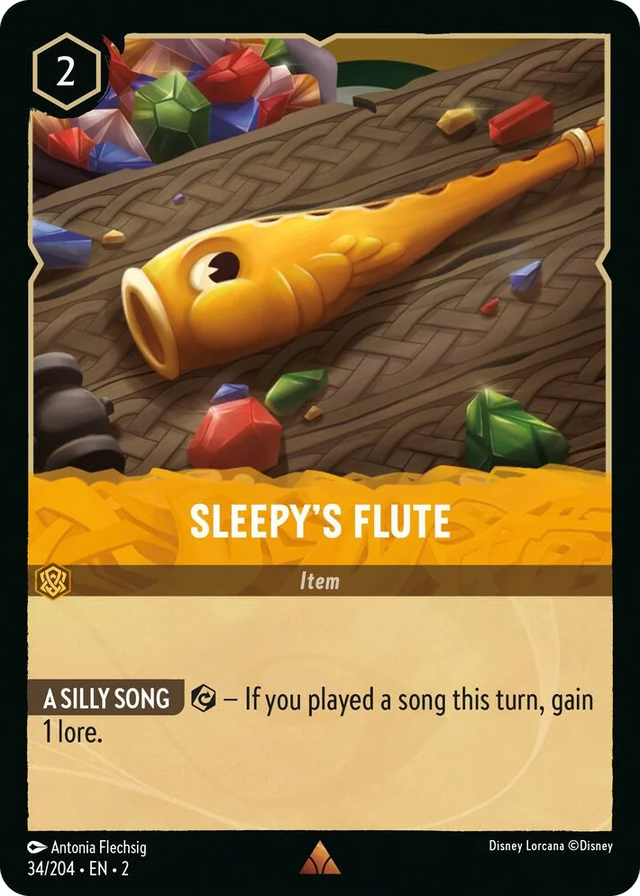 0034 Sleepy's Flute Rare Rise of the Floodborn
