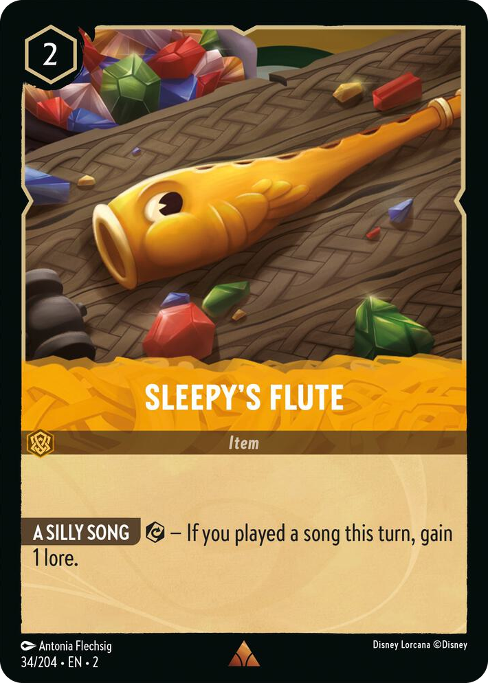 0034 Sleepy's Flute Rare Rise of the Floodborn