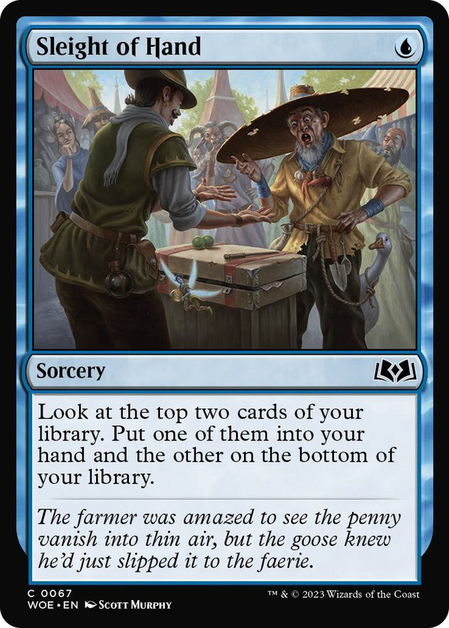 0067 Sleight of Hand C Wilds of Eldraine