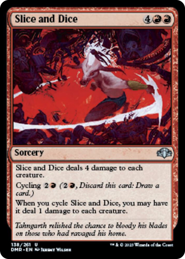0138 Slice and Dice U Dominaria Remastered