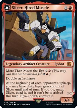0006 Slicer, Hired Muscle M Universes Beyond: Transformers