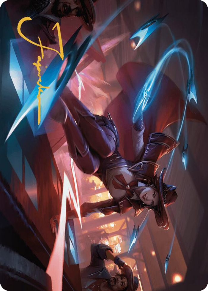 Slick Sequence Art Card (Gold-Stamped Signature) #33 S - Art Series: Outlaws of Thunder Junction Pokemon card