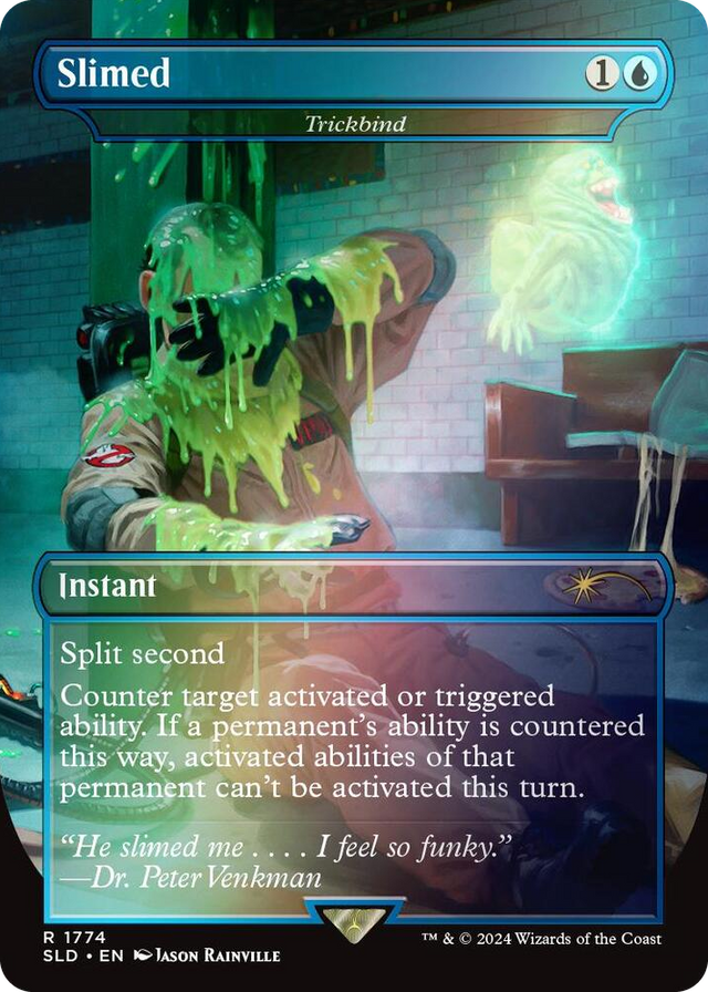 1774 Slimed - Trickbind (Rainbow Foil) R Secret Lair Drop Series