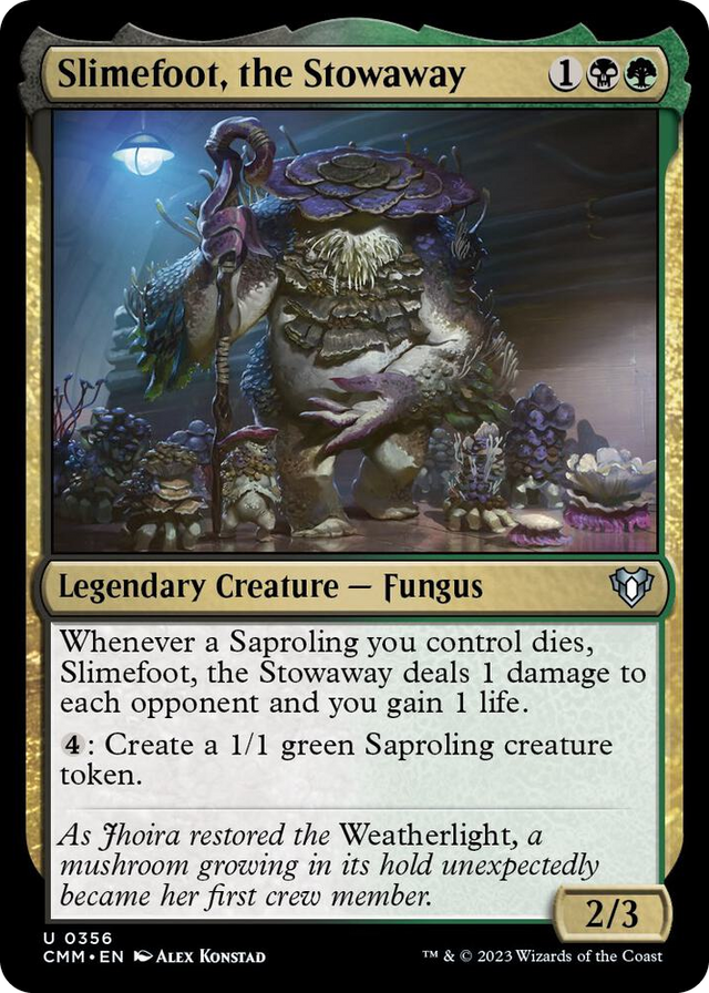 0356 Slimefoot, the Stowaway U Commander Masters