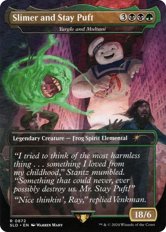 0872 Slimer and Stay Puft - Yargle and Multani R Secret Lair Drop Series