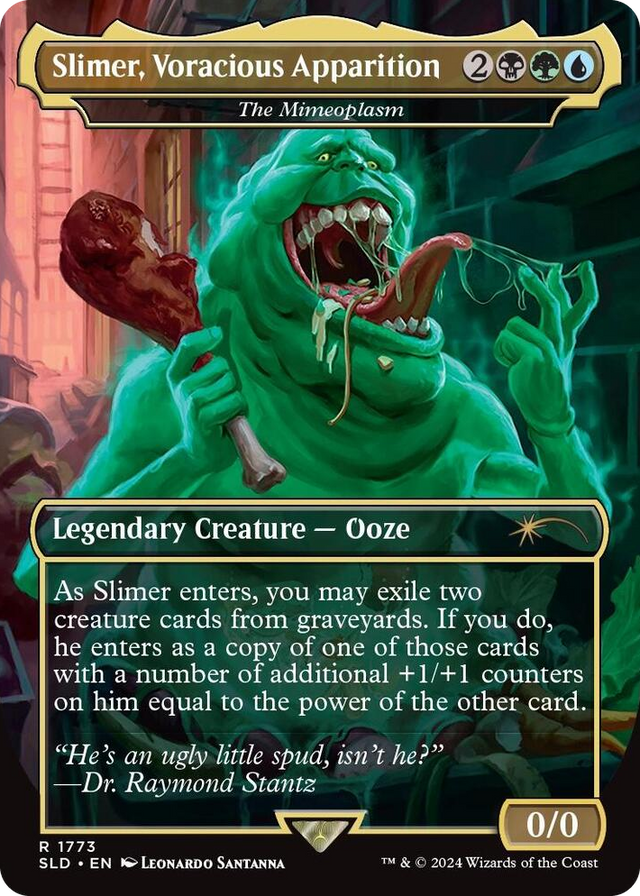 1773 Slimer, Voracious Apparition - The Mimeoplasm R Secret Lair Drop Series