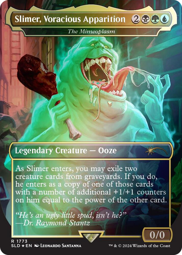 1773 Slimer, Voracious Apparition - The Mimeoplasm (Rainbow Foil) R Secret Lair Drop Series