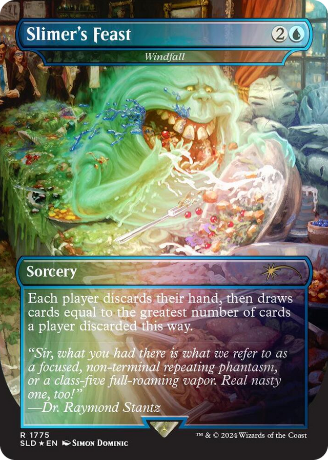 1775 Slimer's Feast - Windfall (Rainbow Foil) R Secret Lair Drop Series