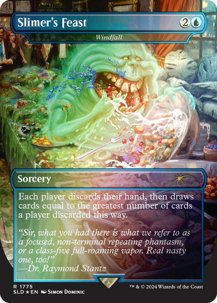 Slimer's Feast - Windfall (Rainbow Foil) #1775 R - Secret Lair Drop Series Pokemon card