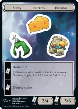 Slimy Burrito Illusion #9 T - Unfinity Pokemon card