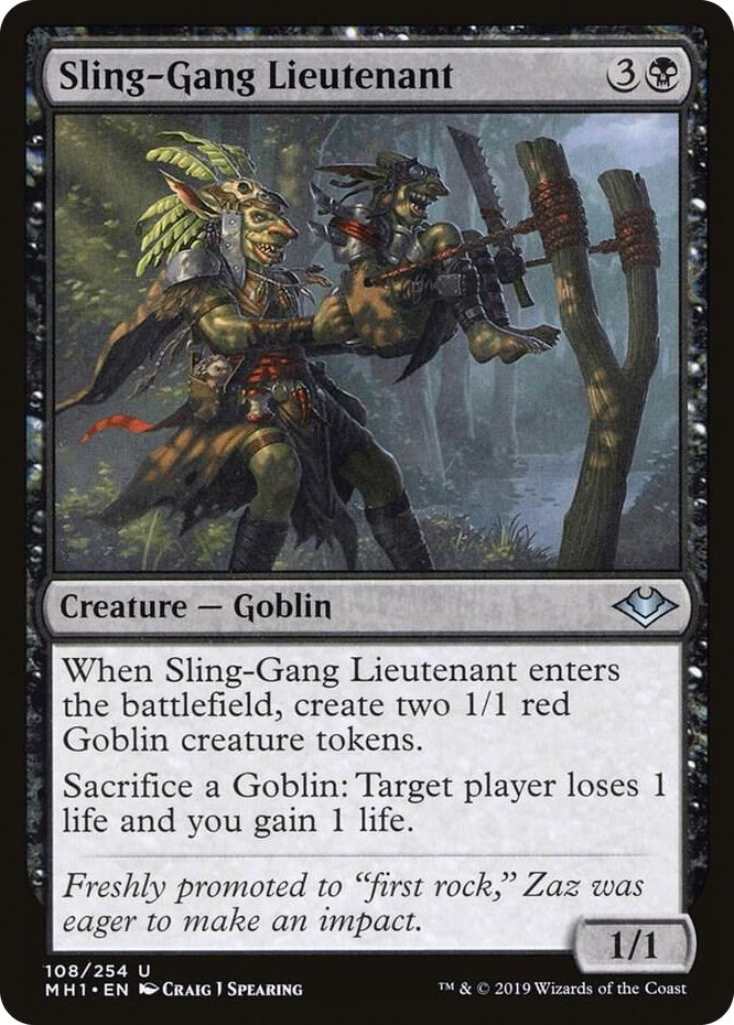 0108 Sling-Gang Lieutenant U Modern Horizons