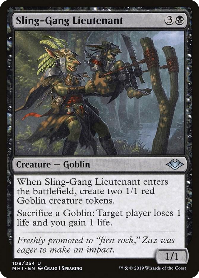 0108 Sling-Gang Lieutenant U Modern Horizons