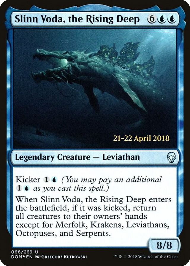 0066 Slinn Voda, the Rising Deep U Prerelease Cards