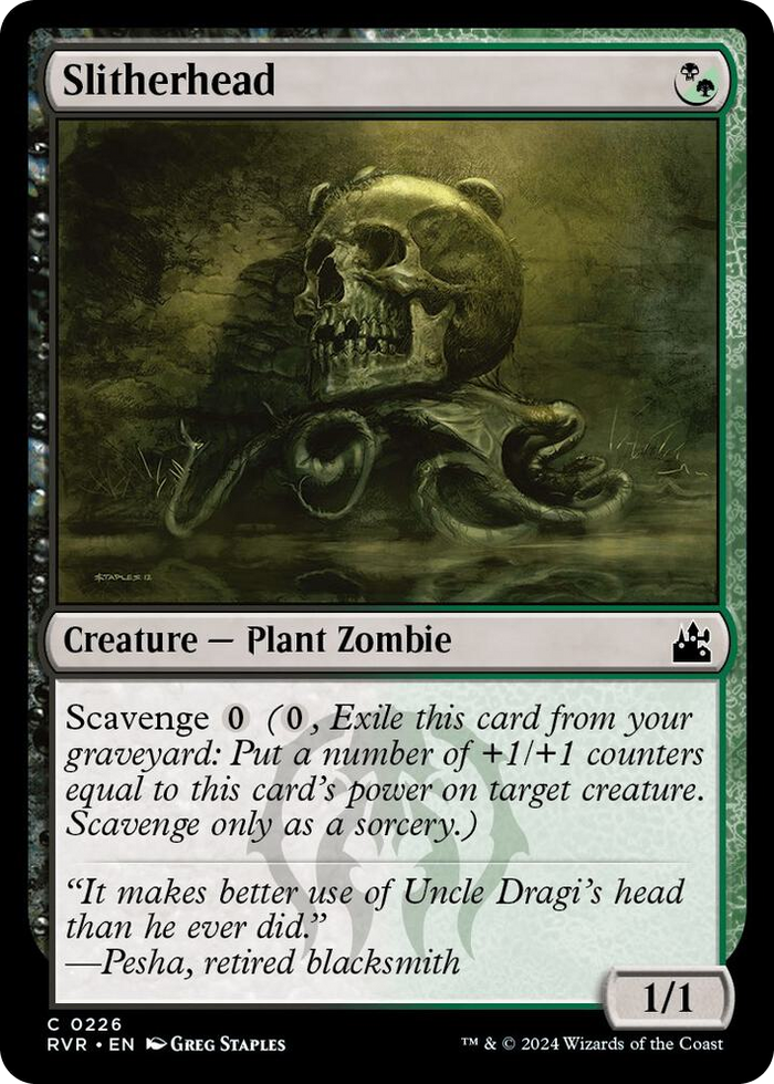 Slitherhead #226 C - Ravnica Remastered Pokemon card