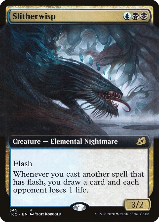 0345 Slitherwisp (Extended Art) R Lair of Behemoths