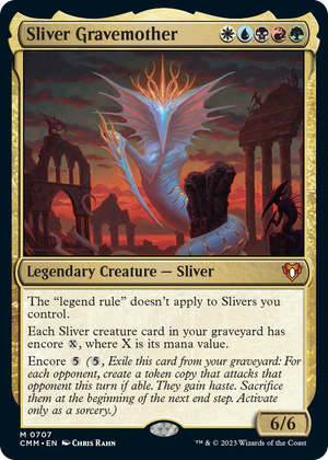 0707 Sliver Gravemother M Commander Masters