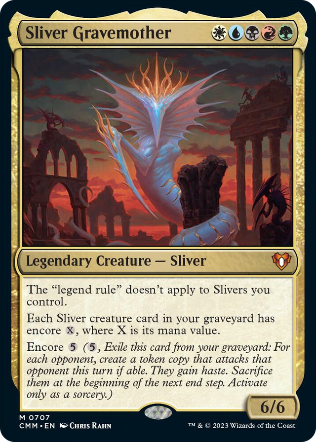 0707 Sliver Gravemother M Commander Masters
