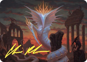 0073 Sliver Gravemother Art Card (Gold-Stamped Signature) S Art Series: Commander Masters