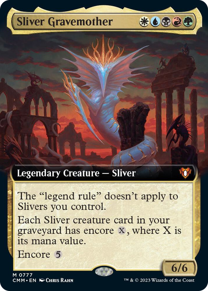 0777 Sliver Gravemother (Extended Art) M Commander Masters