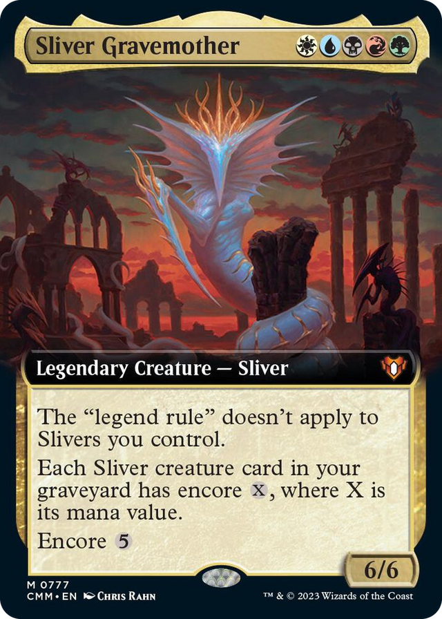 0777 Sliver Gravemother (Extended Art) M Commander Masters