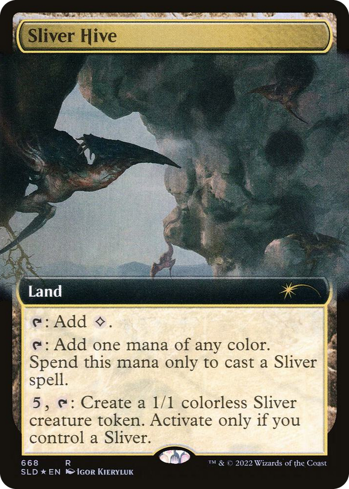 Sliver Hive (Extended Art) #668 R - Secret Lair Drop Series Pokemon card
