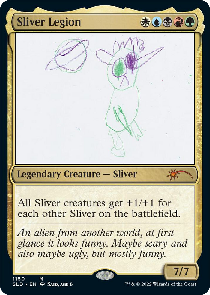Sliver Legion (1150) #1150 M - Secret Lair Drop Series Pokemon card