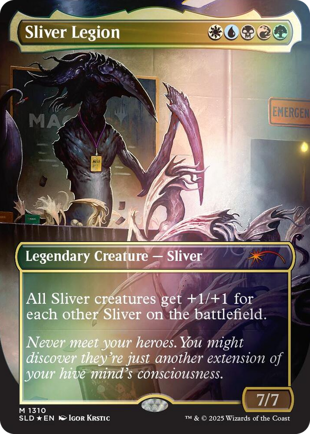 1310 Sliver Legion (1310) (Rainbow Foil) M Secret Lair Drop Series