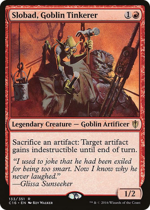 0133 Slobad, Goblin Tinkerer R Commander 2016