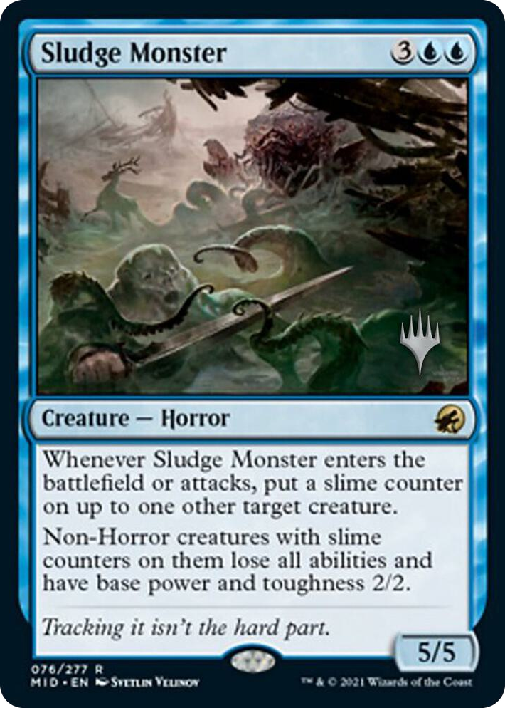 0076 Sludge Monster R Promo Pack: Innistrad: Midnight Hunt