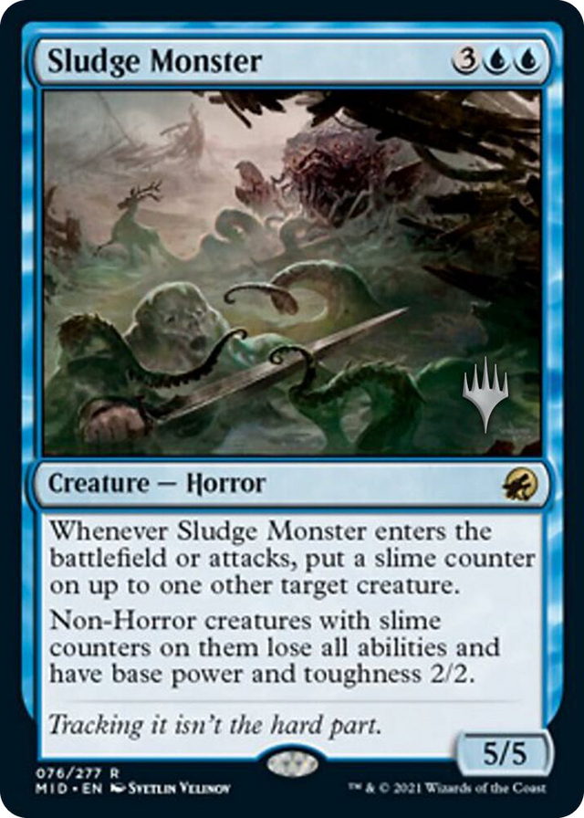 0076 Sludge Monster R Promo Pack: Innistrad: Midnight Hunt