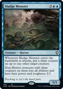 0735 Sludge Monster R Commander Legends: Battle for Baldur's Gate