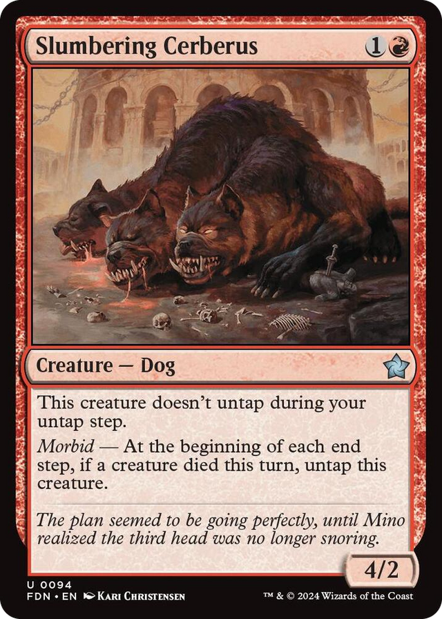 0094 Slumbering Cerberus U Foundations