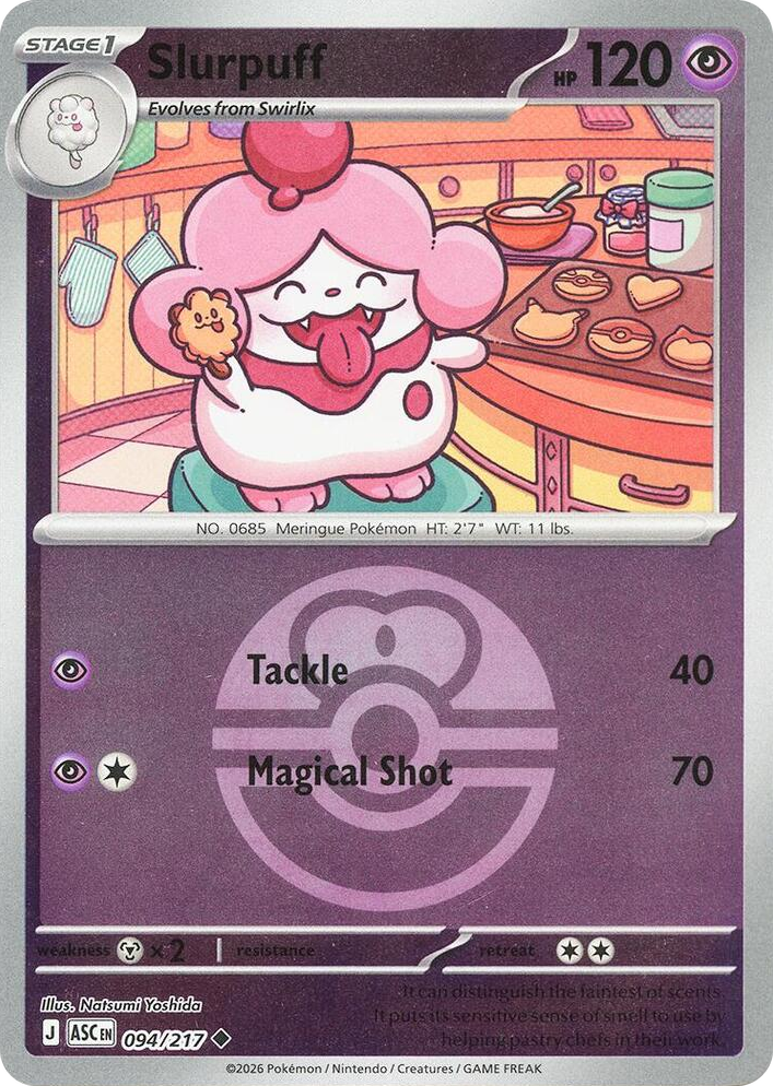 0094 Slurpuff - 094/217 (Love Ball) Uncommon Ascended Heroes