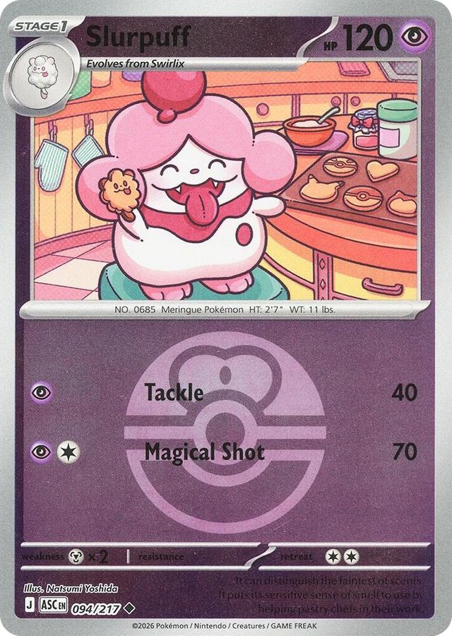 0094 Slurpuff - 094/217 (Love Ball) Uncommon Ascended Heroes