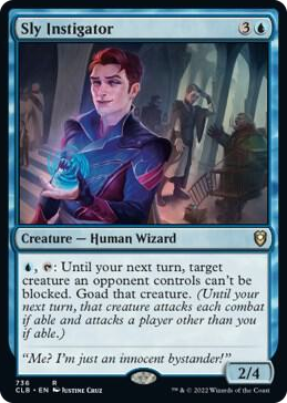 0736 Sly Instigator R Commander Legends: Battle for Baldur's Gate